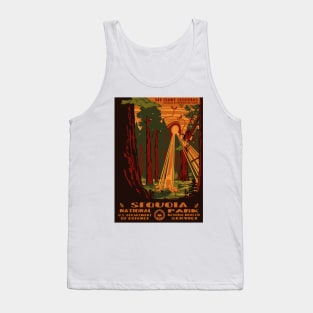 Sequoia National Park Poster Tank Top